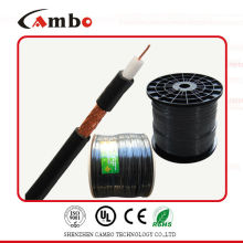 El mejor cable 75ohm / 50ohm del CCTV del cambo RG6 del precio de la alta calidad con el certificado CE / UL / ISO9001 del paso de CCS / BC / fabricante en shen